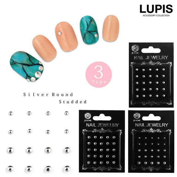 シルバーラウンドスタッズシール [品番：LPSA0002359]｜LUPIS