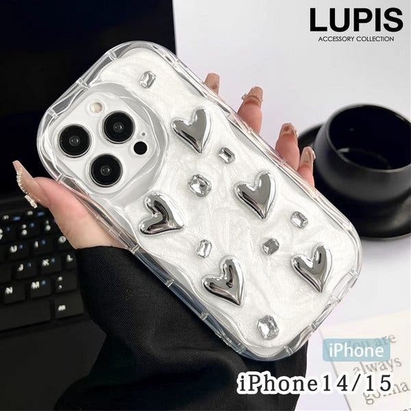 pium iPhoneケース&オリジナルビジュー付きマルチチェーン piumオリジナルビジュー付きマルチチェーン