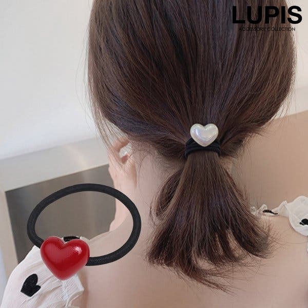 ハートヘアゴム[品番：LPSA0005746]｜LUPIS（ルピス）｜レディース