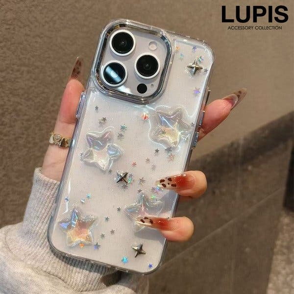 ぷっくりスタークリアiPhoneケース【iPhone17】[品番：LPSA0006056