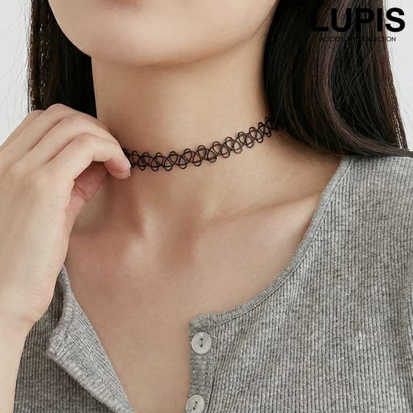 ブラックタトゥーチョーカー[品番：LPSA0001952]｜LUPIS（ルピス