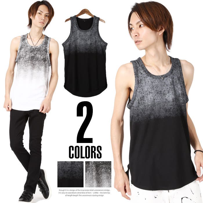 タンクトップ メンズ メッシュタンクトップ[品番：LU000013201