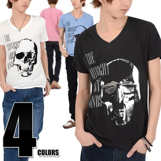 お兄系 Tシャツ メンズVネック[品番：LU000002787]｜LUXSTYLE