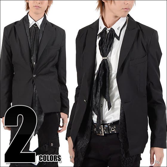 限定値下❗️ Lui's ブラック テーラードジャケット Mサイズ OVERSIZED PEAK LAPEL LONG JACKET | ssstein(シュタイン