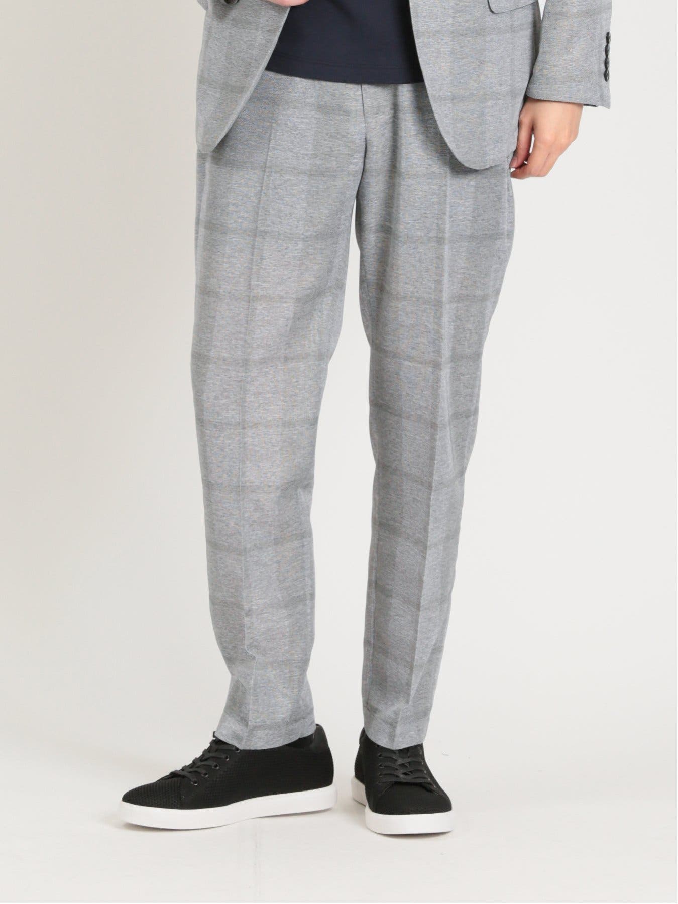 TechLinen スリムフィット ノータックパンツ[品番：TKQJ0018236]｜TAKA