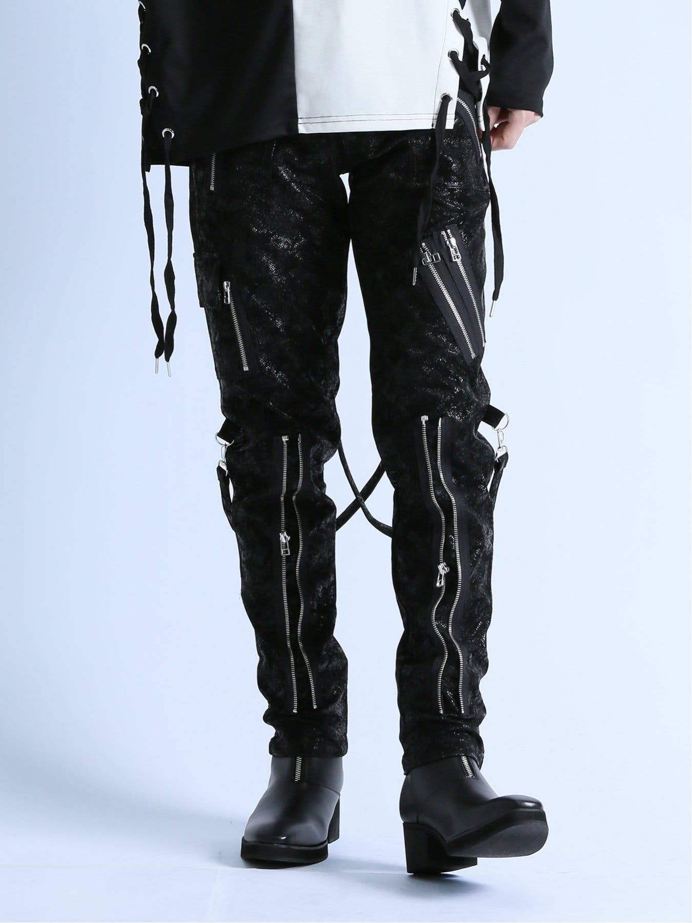 ボンテージ スキニーパンツ[品番：TKQJ0021364]｜TAKA-Q MEN