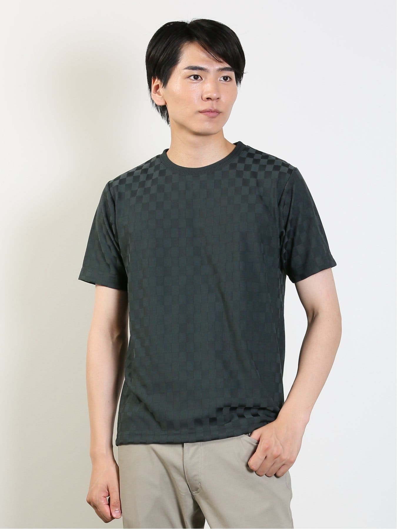 TAKA-Q｜ライル&スコット/LYLE&SCOTT ボーダー クルーネック半袖