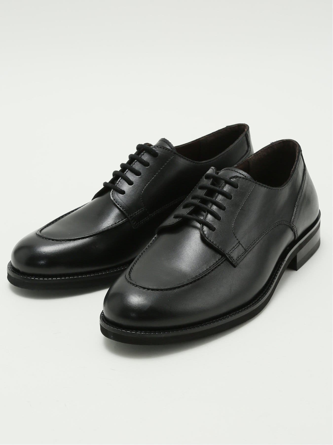 エプロンフロント ダービーシューズ[品番：TKQJ0024054]｜TAKA-Q MEN