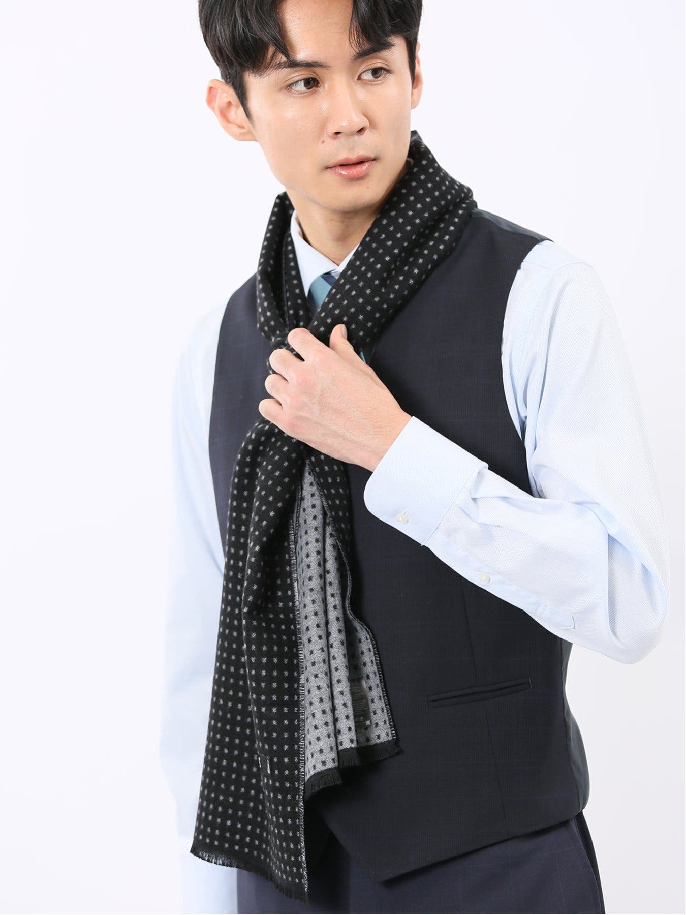 ヴィ・フラース/V.FRAAS 四者混マフラー[品番：TKQJ0026947]｜TAKA-Q