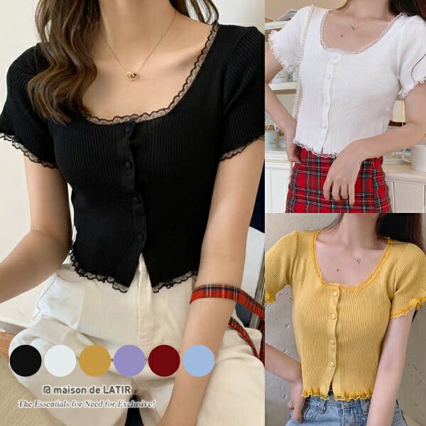 maison de Dolce メゾンドドルチェ 半袖 レディヨーク　トップス 2025年最新】Maison de dolce レディヨークトップスの人気