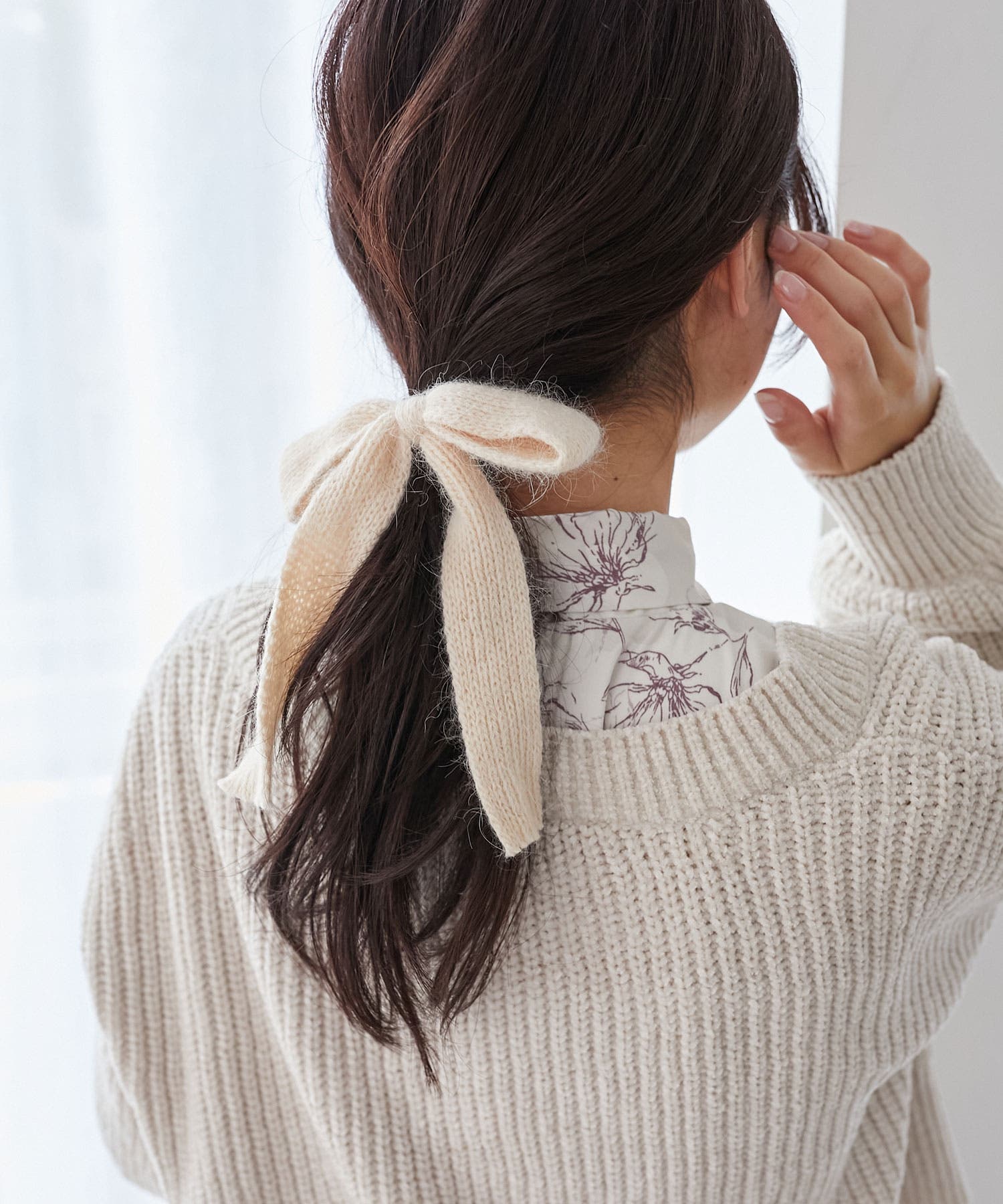ニットリボンヘアアクセ[品番：CTYW0004425]｜MAJESTIC LEGON