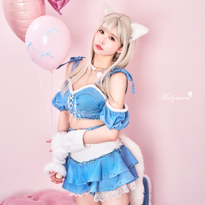 五木あきらコラボ】シンデレラブルーデニムフォックス《ハロウィン
