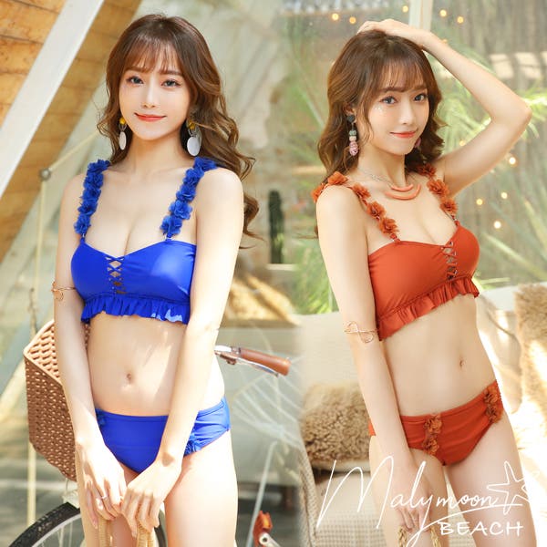 ビキニ フラワー 水着[品番：MYMT0000136]｜Malymoon （マリームーン