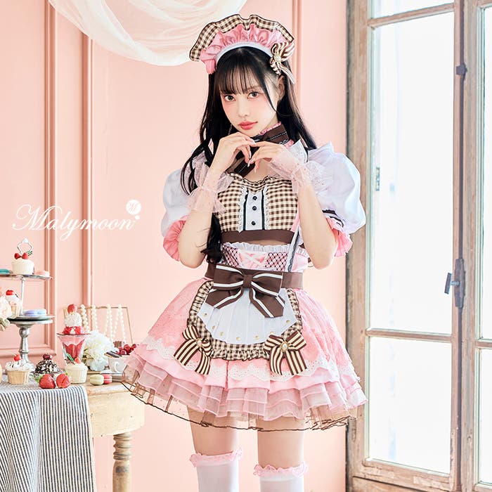 【Malymoon/マリームーン】マカロンメイド（ピンク） マカロンメイド[品番：MYMT0000307]｜Malymoon （マリームーン ）の