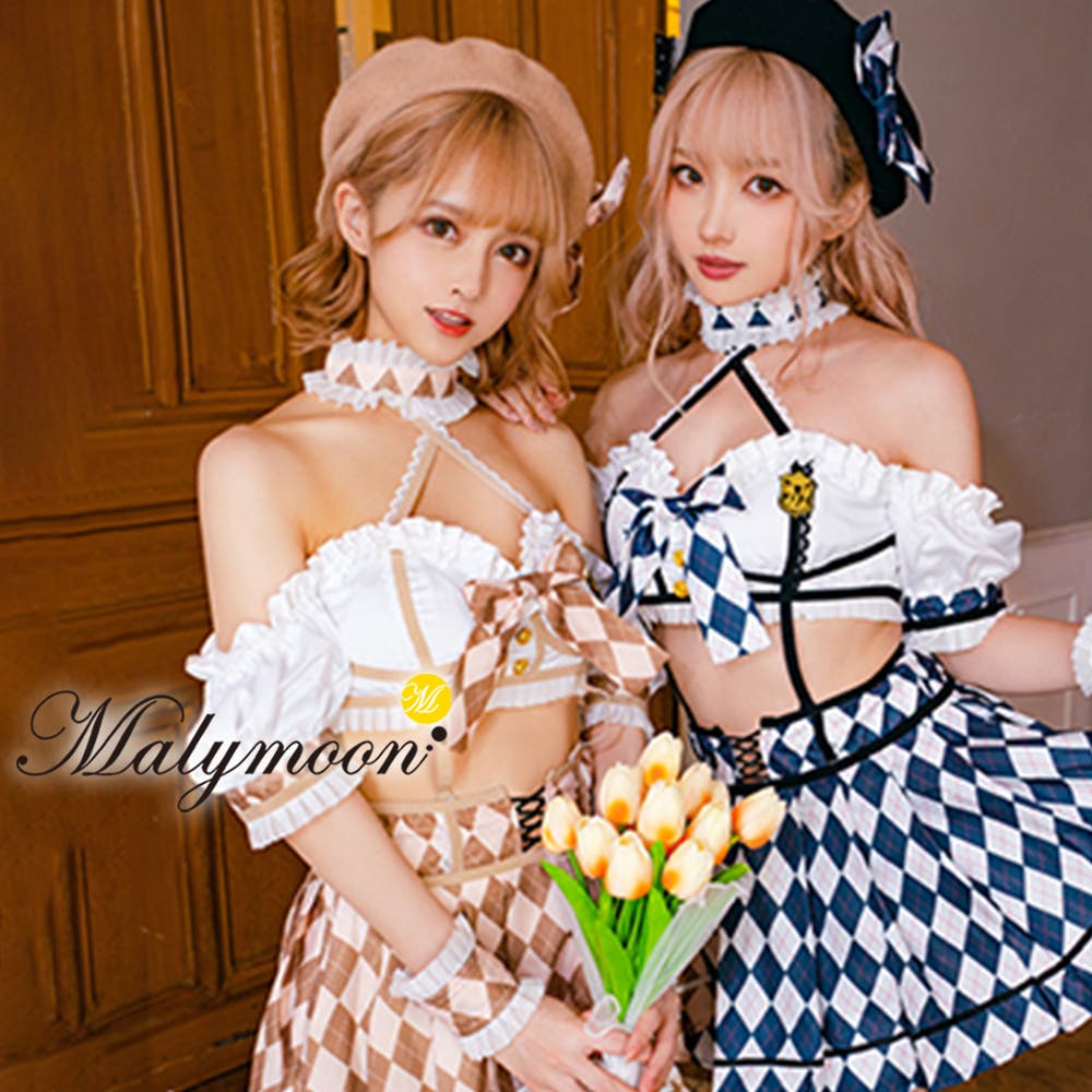 【Malymoon】アイドル制服/グレー 即日発送】アイドルモードスクールガールコスチューム