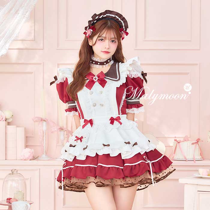 景井ひな着用】ホイップチュールケーキメイド《バレンタインコスプレ10