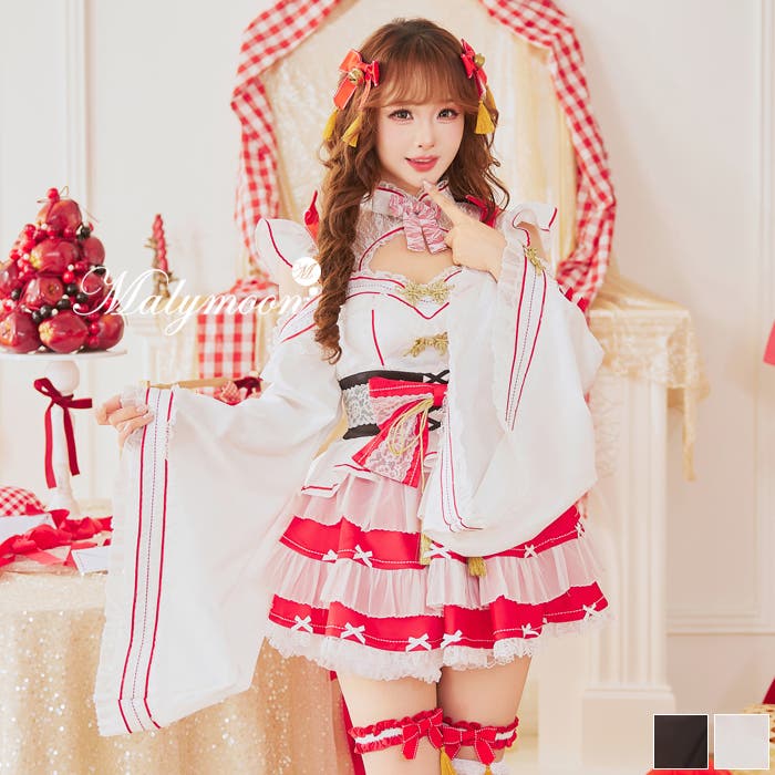 フェアリースリーブ巫女ドレス《オリジナルコスプレ9点セット