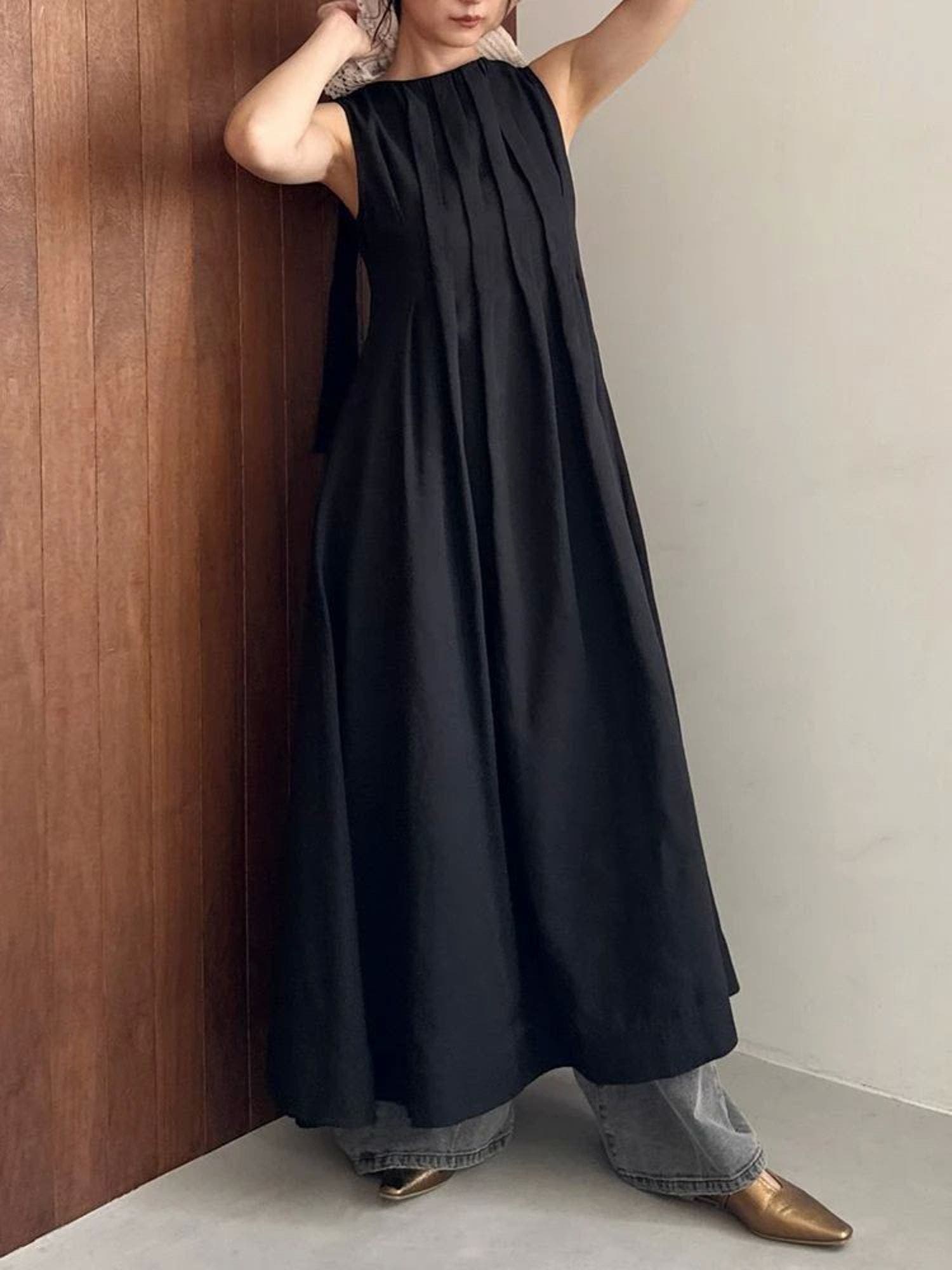 OUNNOUN】シアータックワンピース