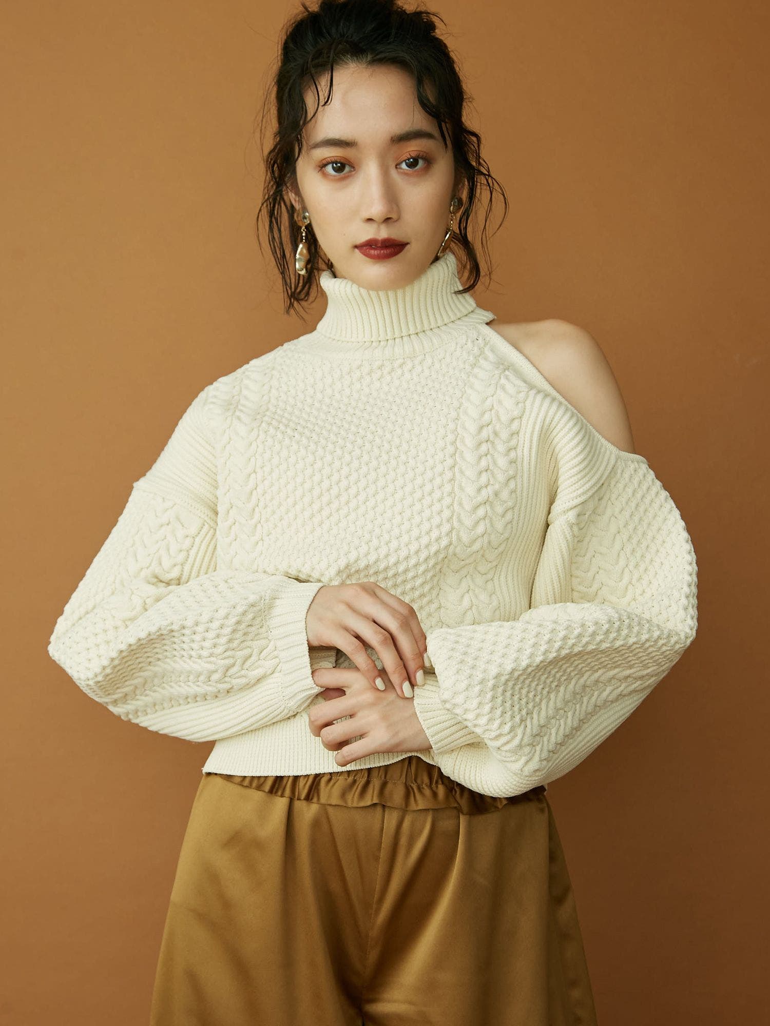 MURUA - 新品未使用🌙ムルーア ブロッキングケーブルニット