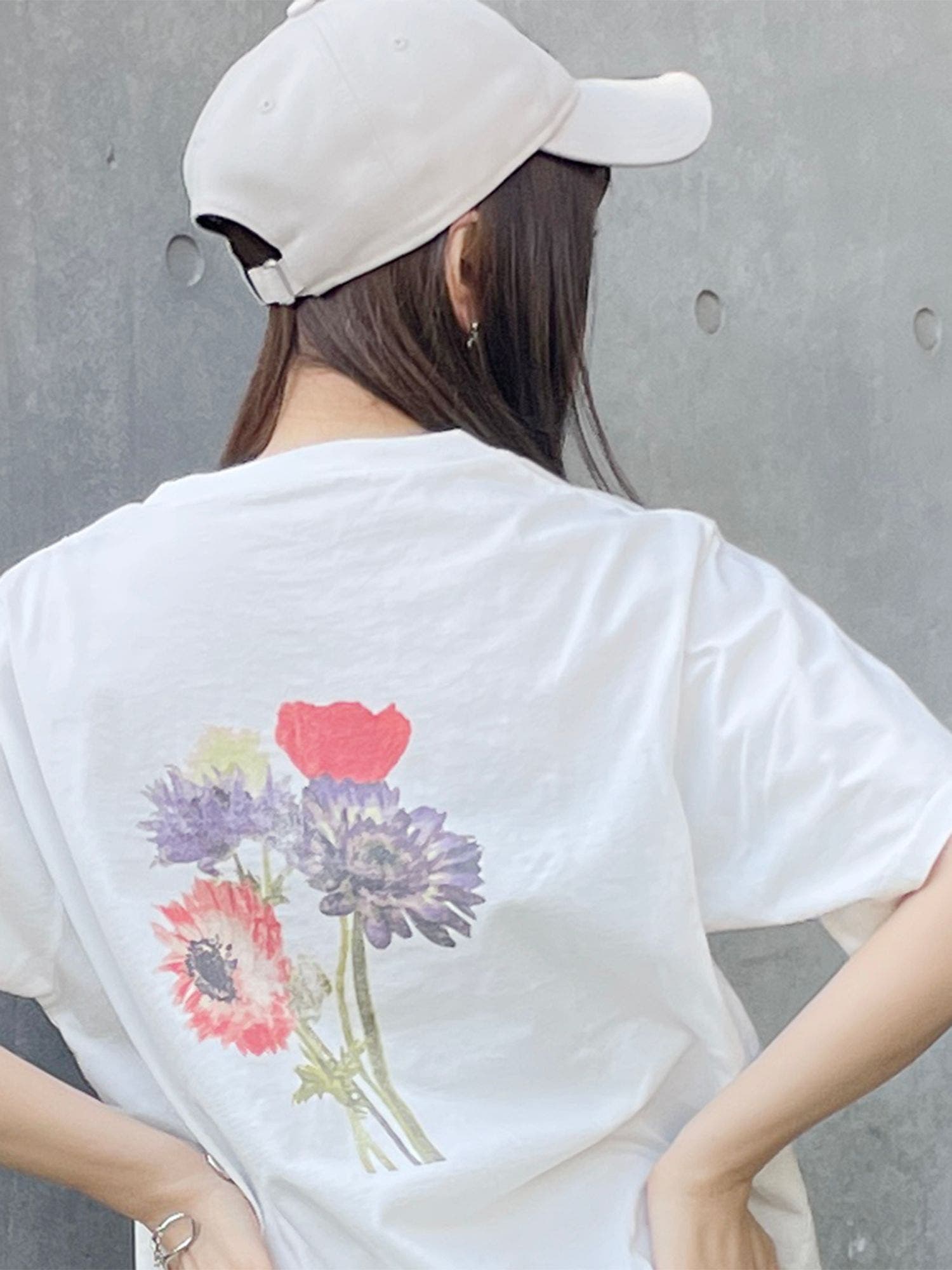 Beautiful flower Tシャツ【WEB限定】[品番：MKSW0058616