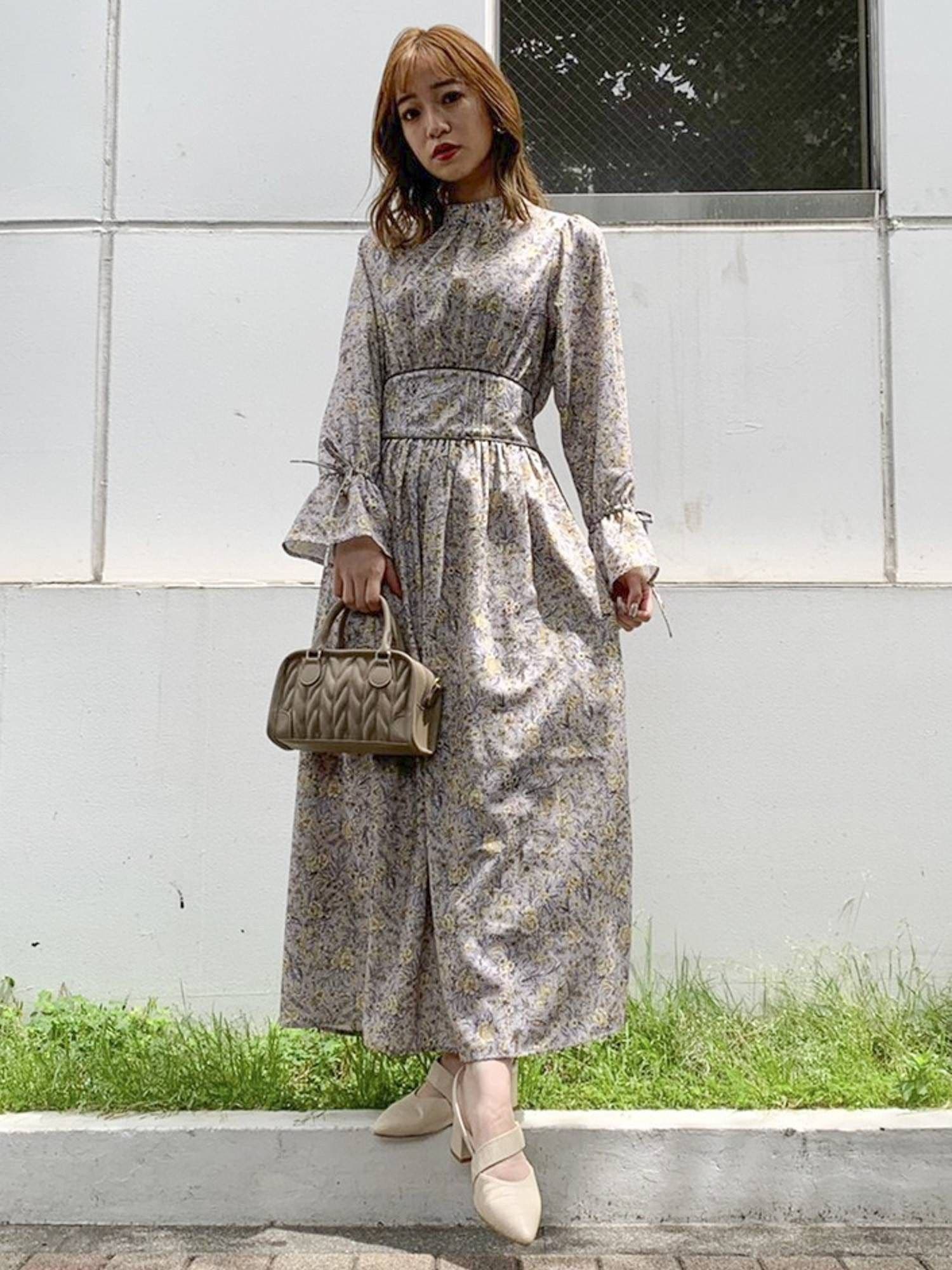 現行タグ☆ジバンシーパリ 膝丈ワンピース ジグザグ ドレス