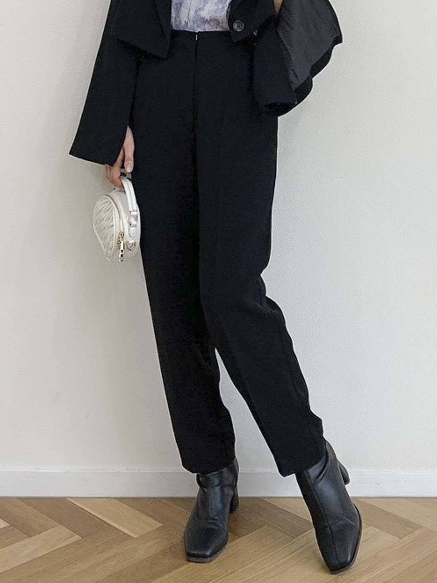 ハイウエストタックパンツ[品番：MKSW0046486]｜dazzlin