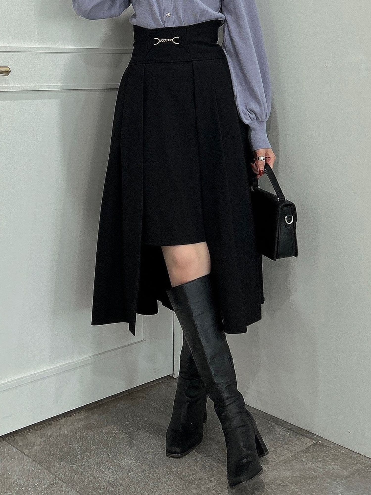 フィッシュテールビットスカート[品番：MKSW0053401]｜dazzlin