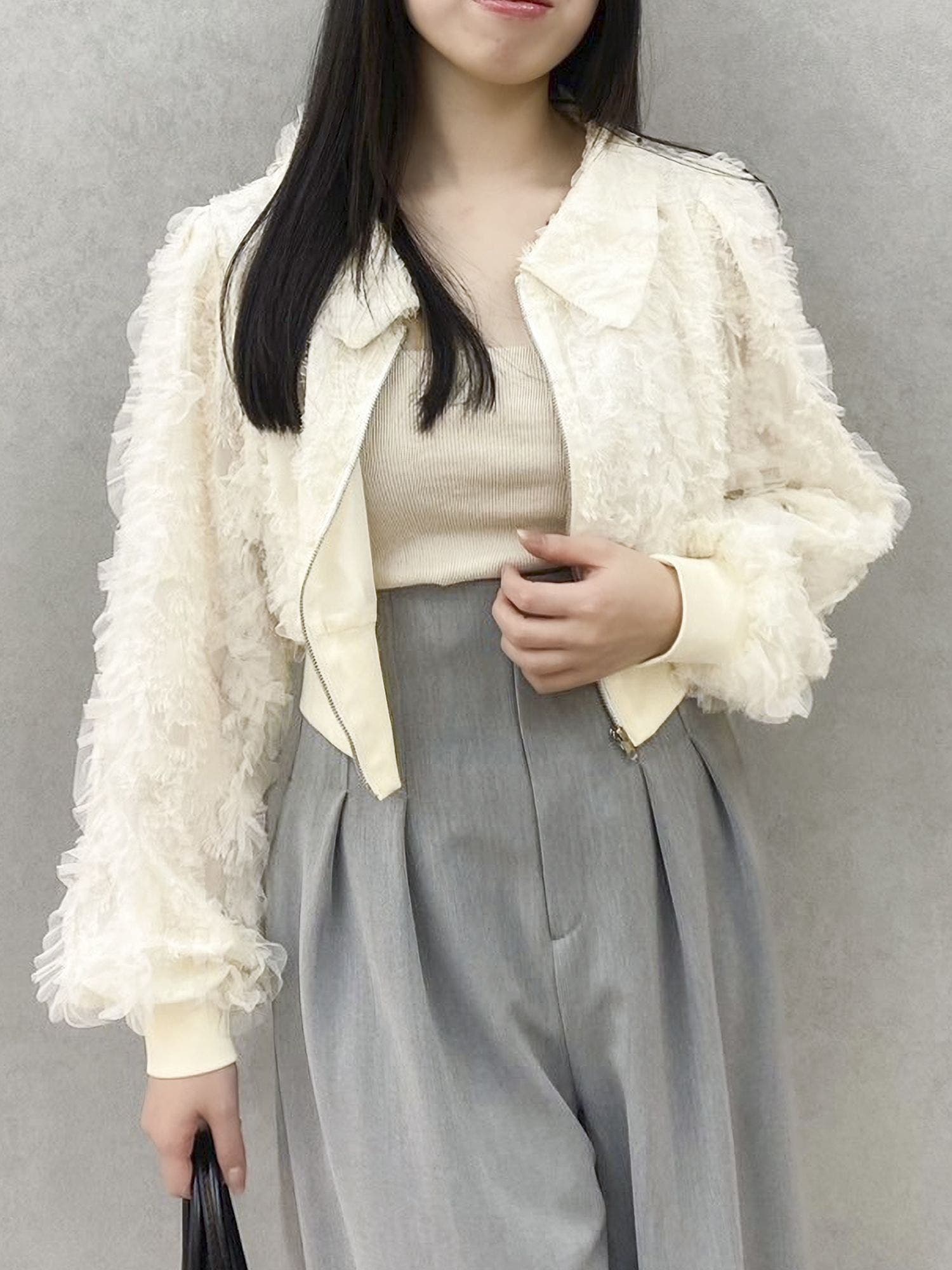新品タグ付き ダズリン エアリーレースブルゾン 新品タグ付きダズリンエアリーレースブルゾン