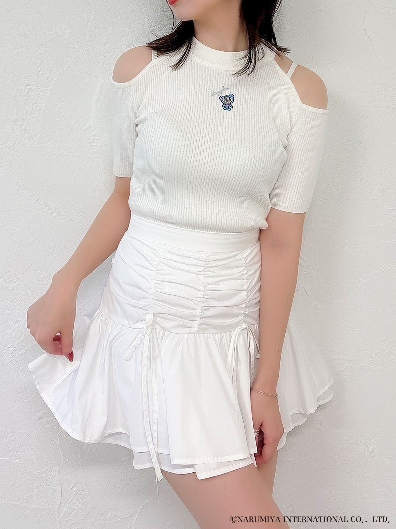 ANGEL BLUEコラボ】カットアウトニットトップス[品番