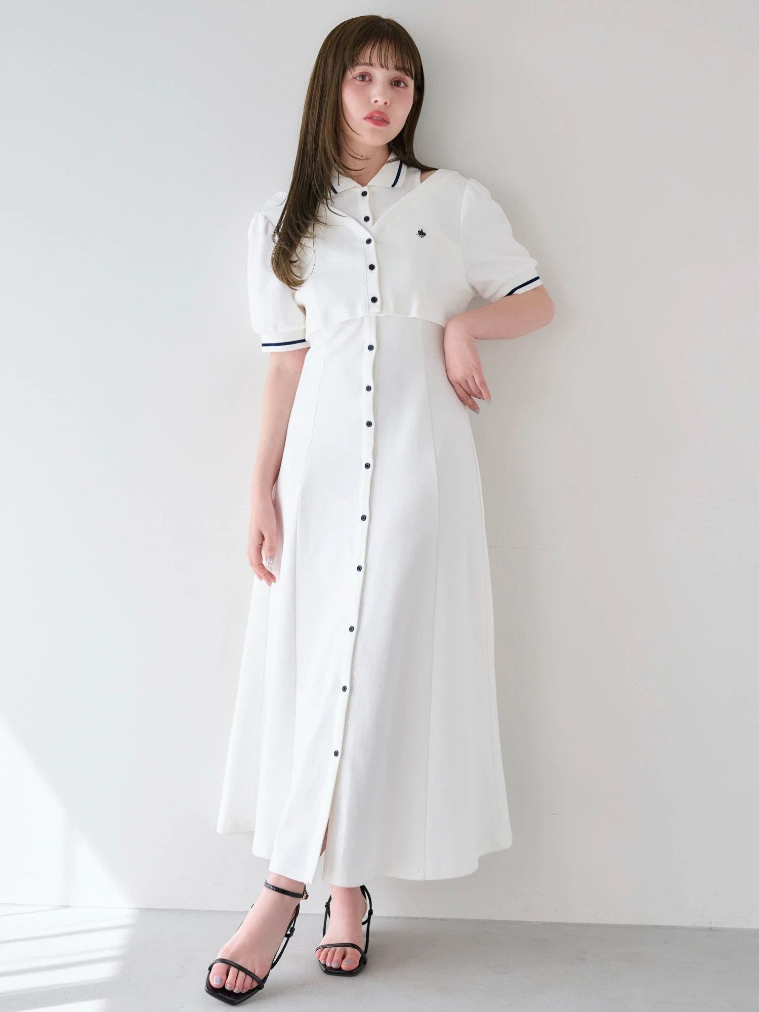 POLO BCSコラボ/再生産】レイヤードポロワンピース[品番