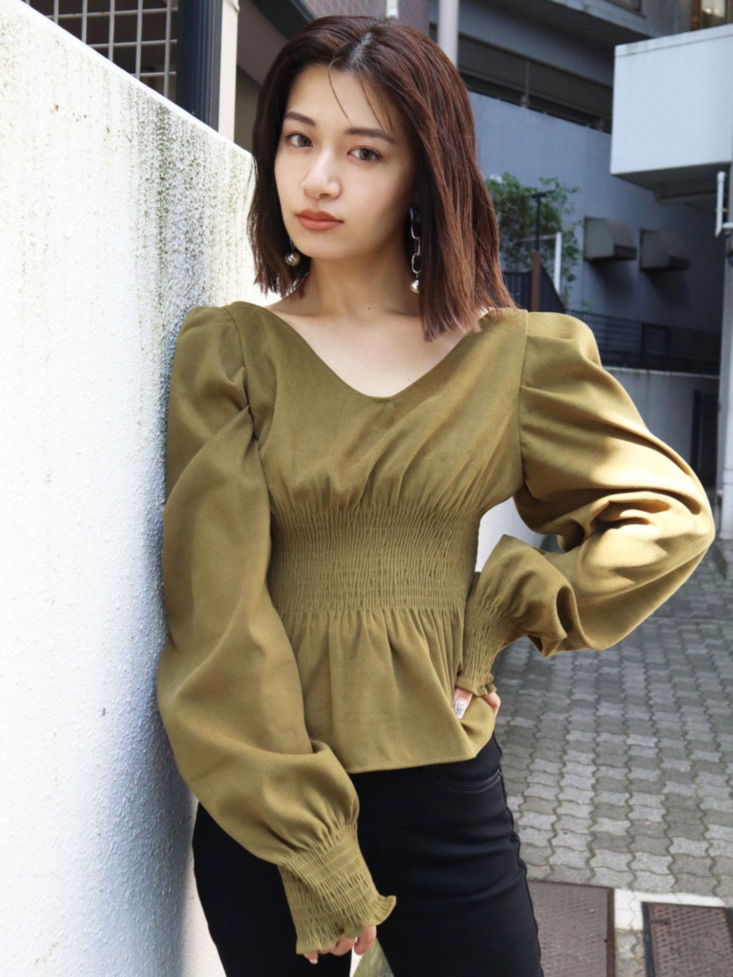 FIT GATHER TOPS[品番：MKSW0033637]｜EMODA（エモダ）の