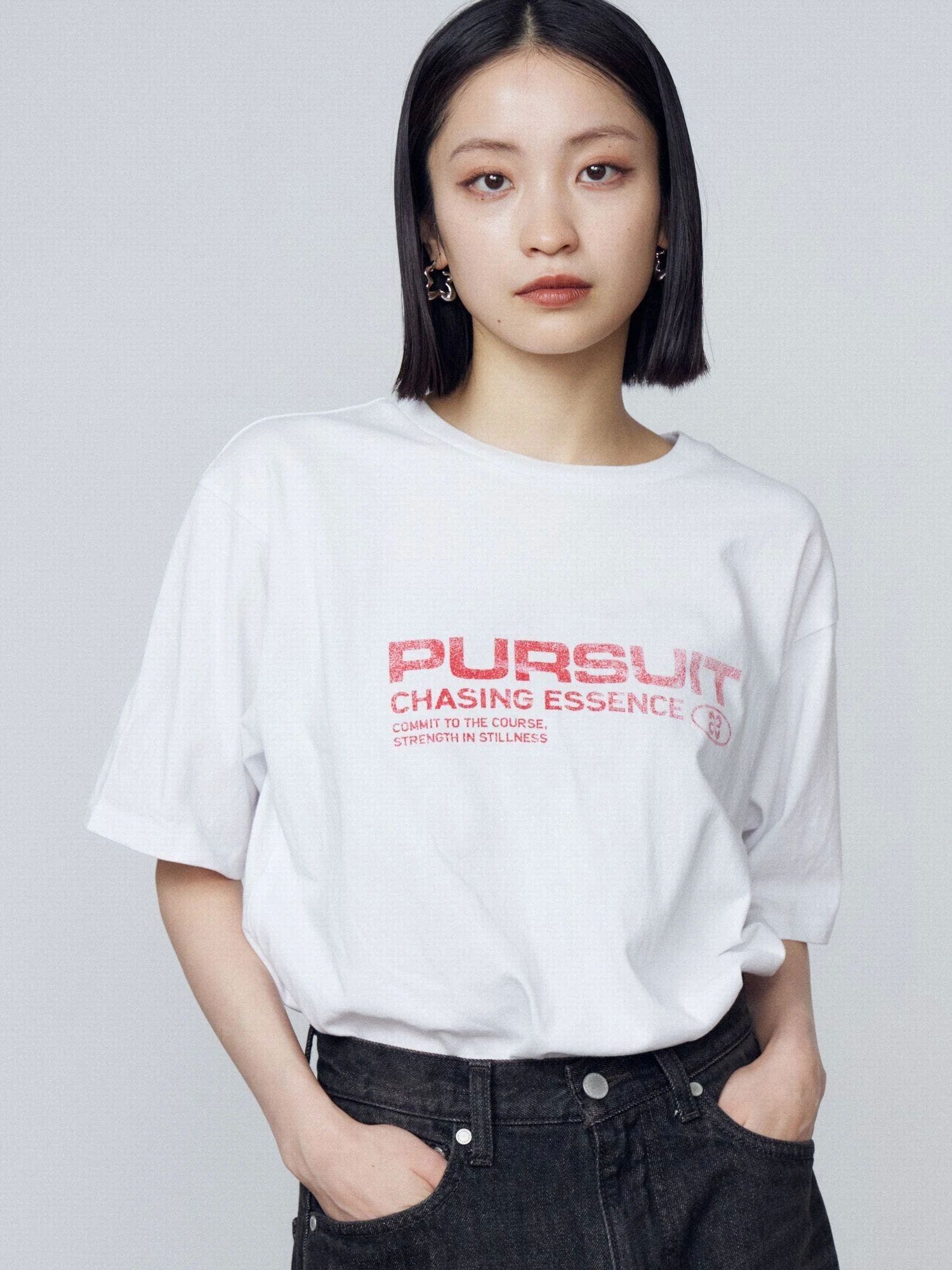 アートグラフィックオーバーTシャツ[品番：MKSW0063865]｜EMODA