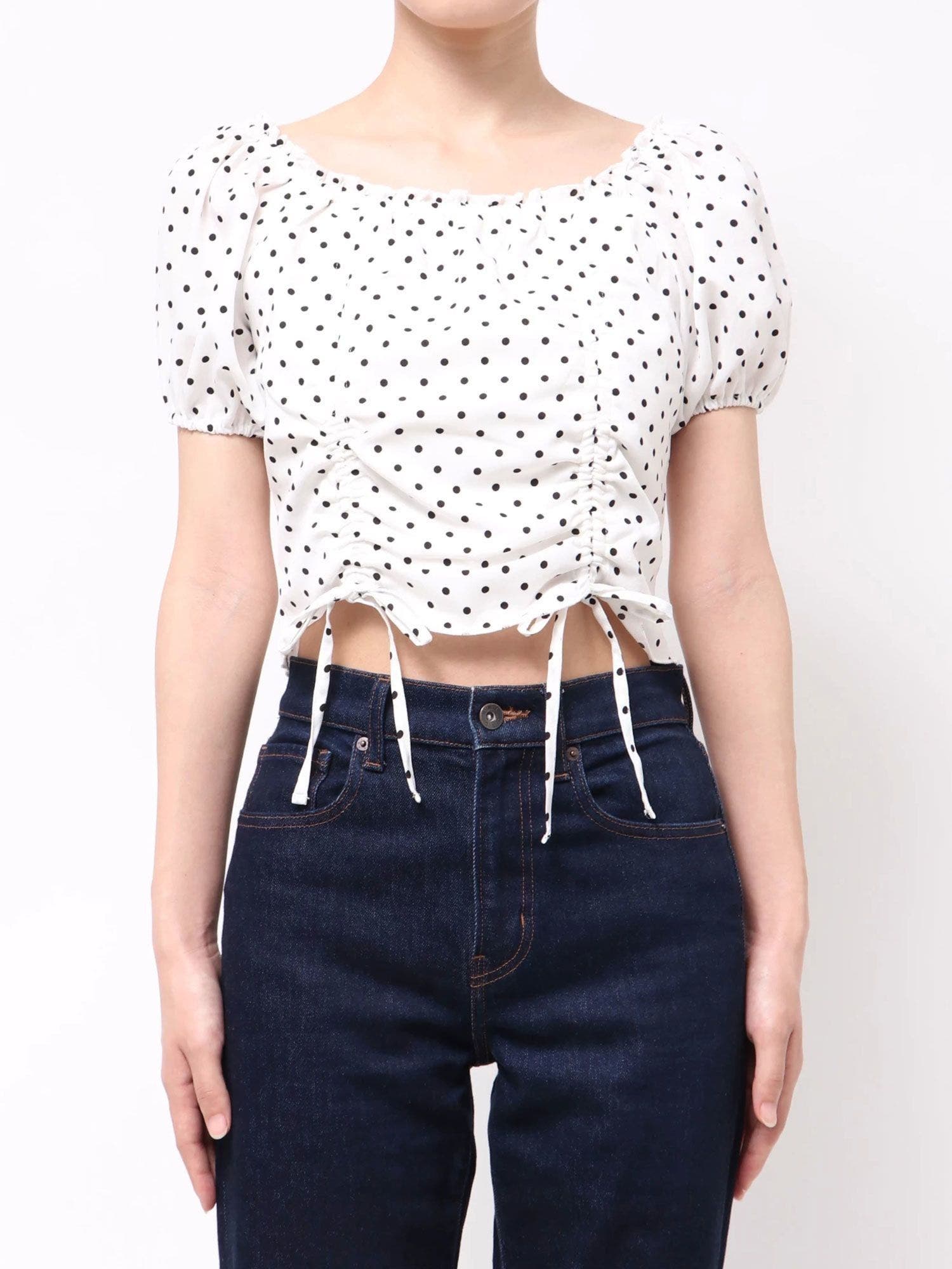 2WAY STRING RIBBON TOP[品番：MKSW0067817]｜EMODA（エモダ