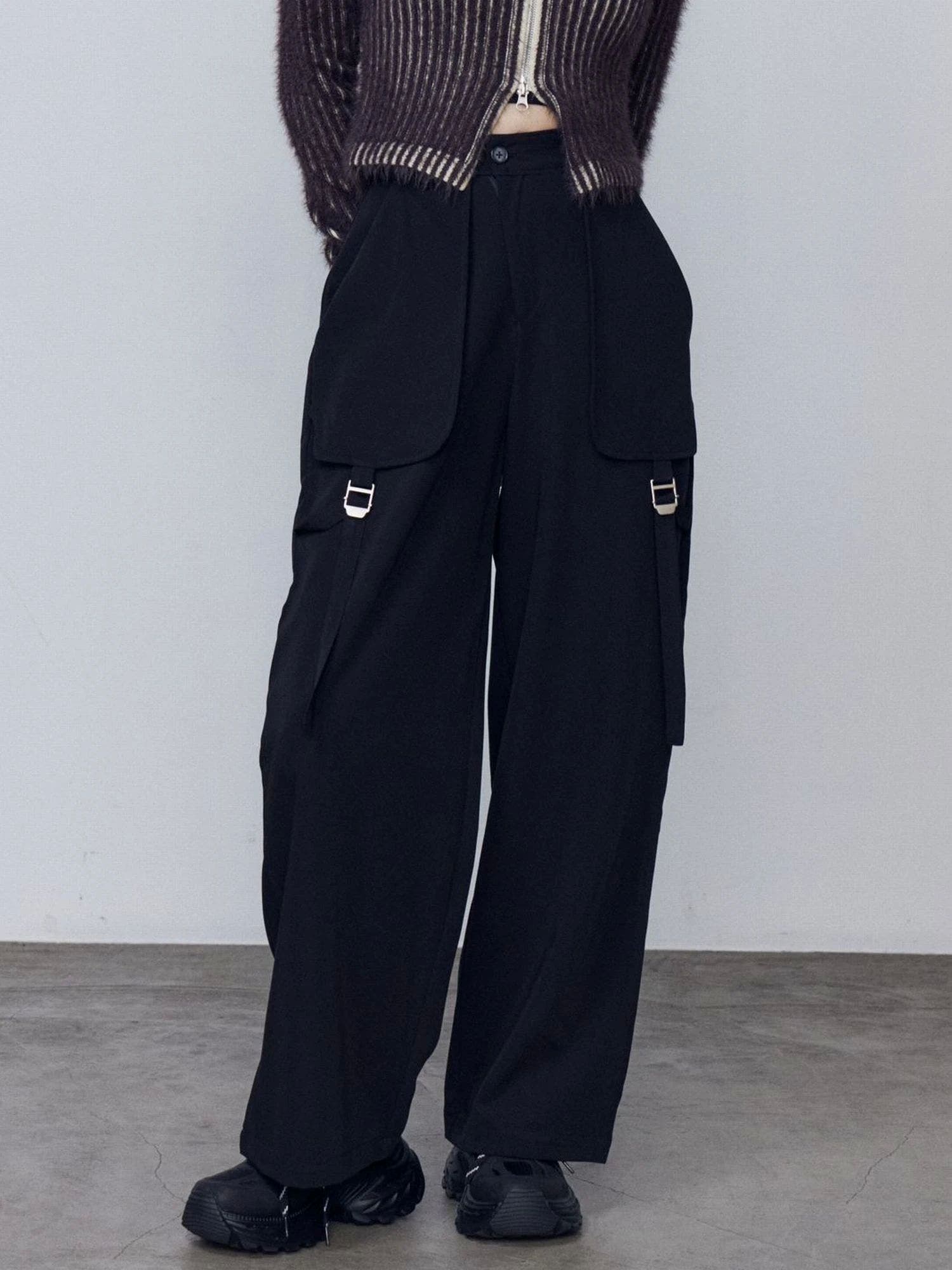 クロスベルトワイドパンツ[品番：MKSW0066920]｜EMODA（エモダ）の