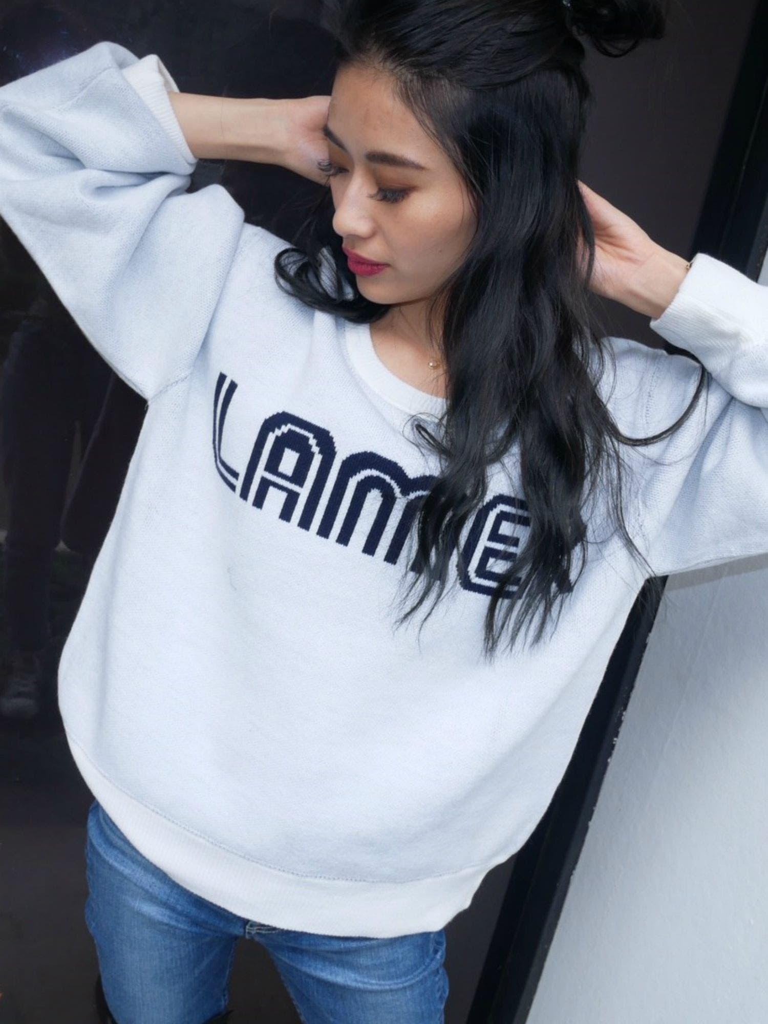 LAMERジャガードニットTOPS[品番：MKSW0011717]｜GYDA（ジェイダ