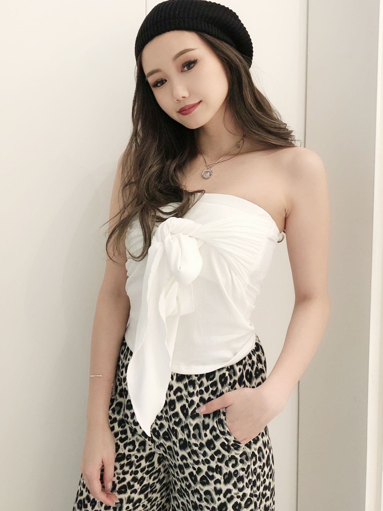ファッションなデザイン カシュクールベアトップス[品番：MKSW0030911]｜GYDA（ジェイダ トップス