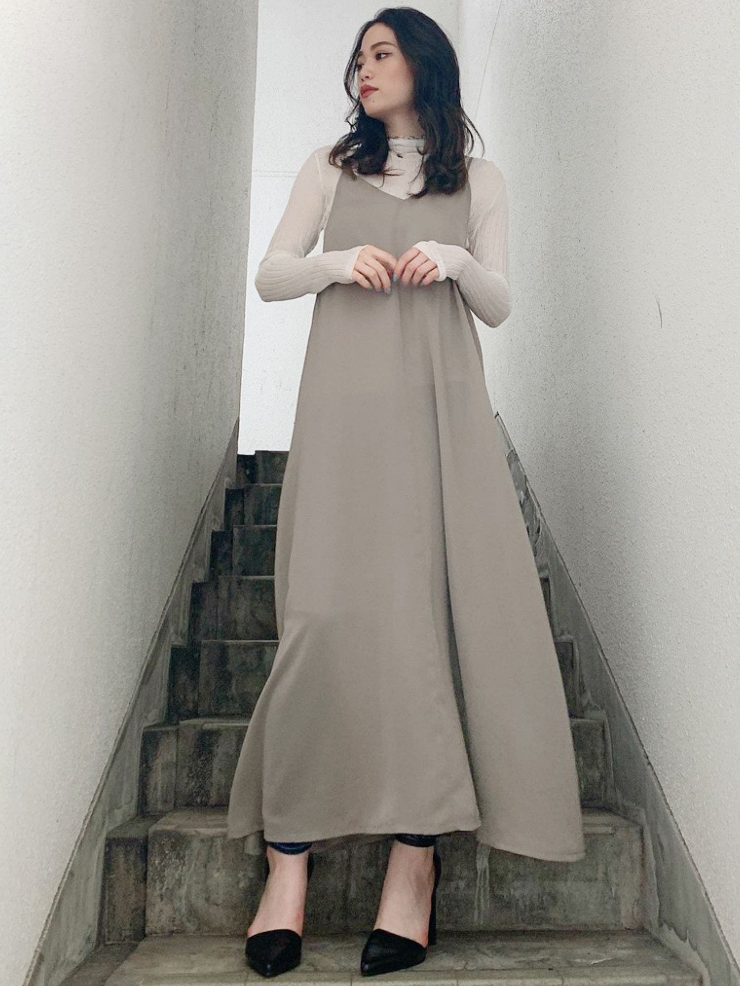 訳あり未使用品/定価1023000円【ESCADA】シルクビジュー　ドレス　36 スリップロングドレス[品番：MKSW0031928]｜GYDA（ジェイダ）の