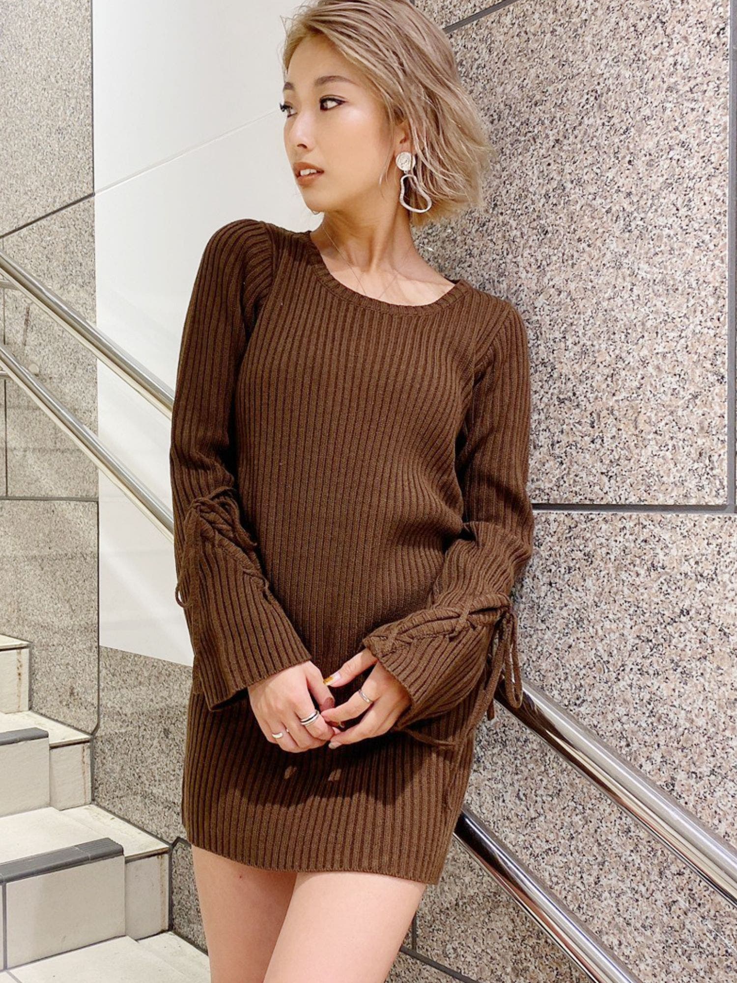 アトリエgg レースニットワンピース アトリエgg レースニットワンピース