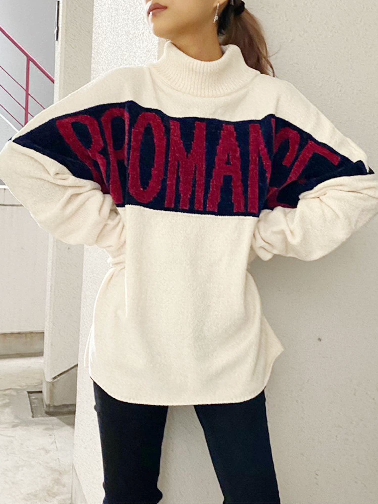 WEB限定】BROMANCE ジャガードニットTOPS[品番：MKSW0035185]｜GYDA