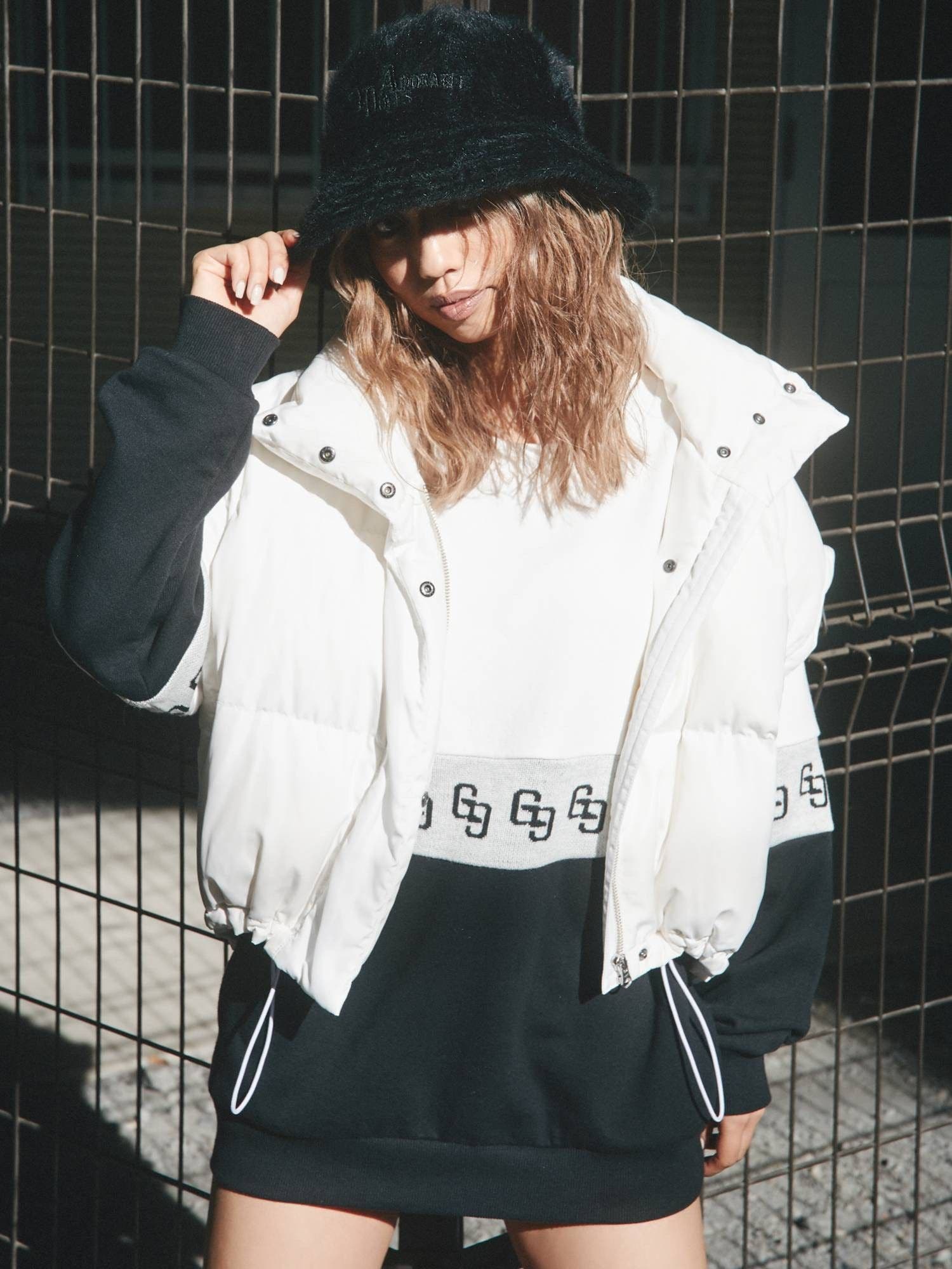 2WAYスリーブ ショートダウンコート[品番：MKSW0046876]｜GYDA