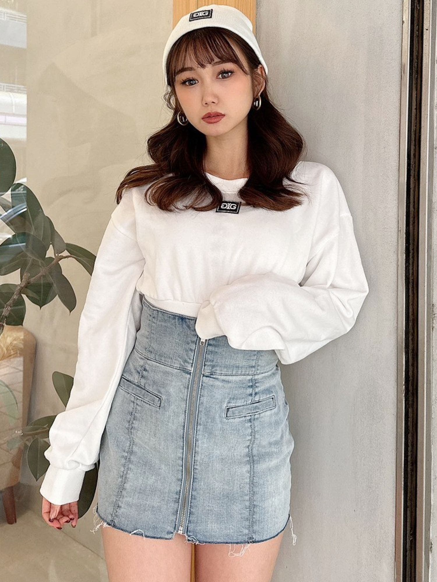 Symmetry GYDA Patch ショートスウェットトップス[品番 Symmetry GYDA Patch ショートスウェットトップス[品番