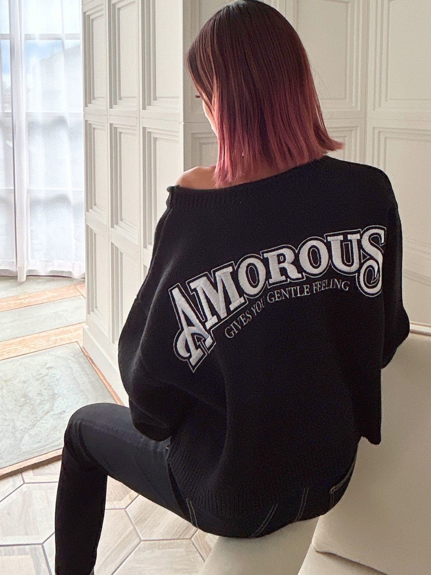 AMOROUS LOOSEニットトップス[品番：MKSW0060406]｜GYDA