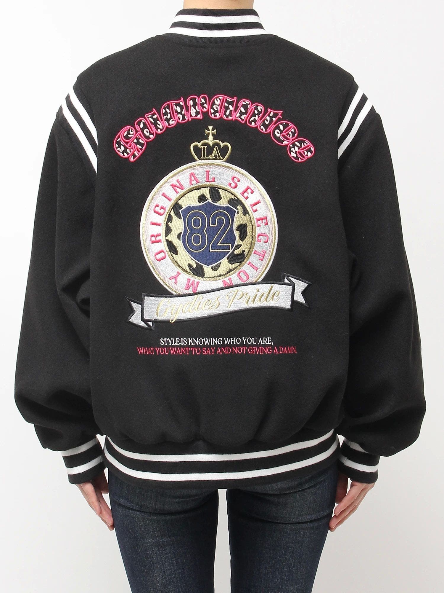 GYDA BACK embroidaryジャケット BK 新品タグ付 BACK embroidaryジャケット[品番：MKSW0066489]｜GYDA（ジェイダ