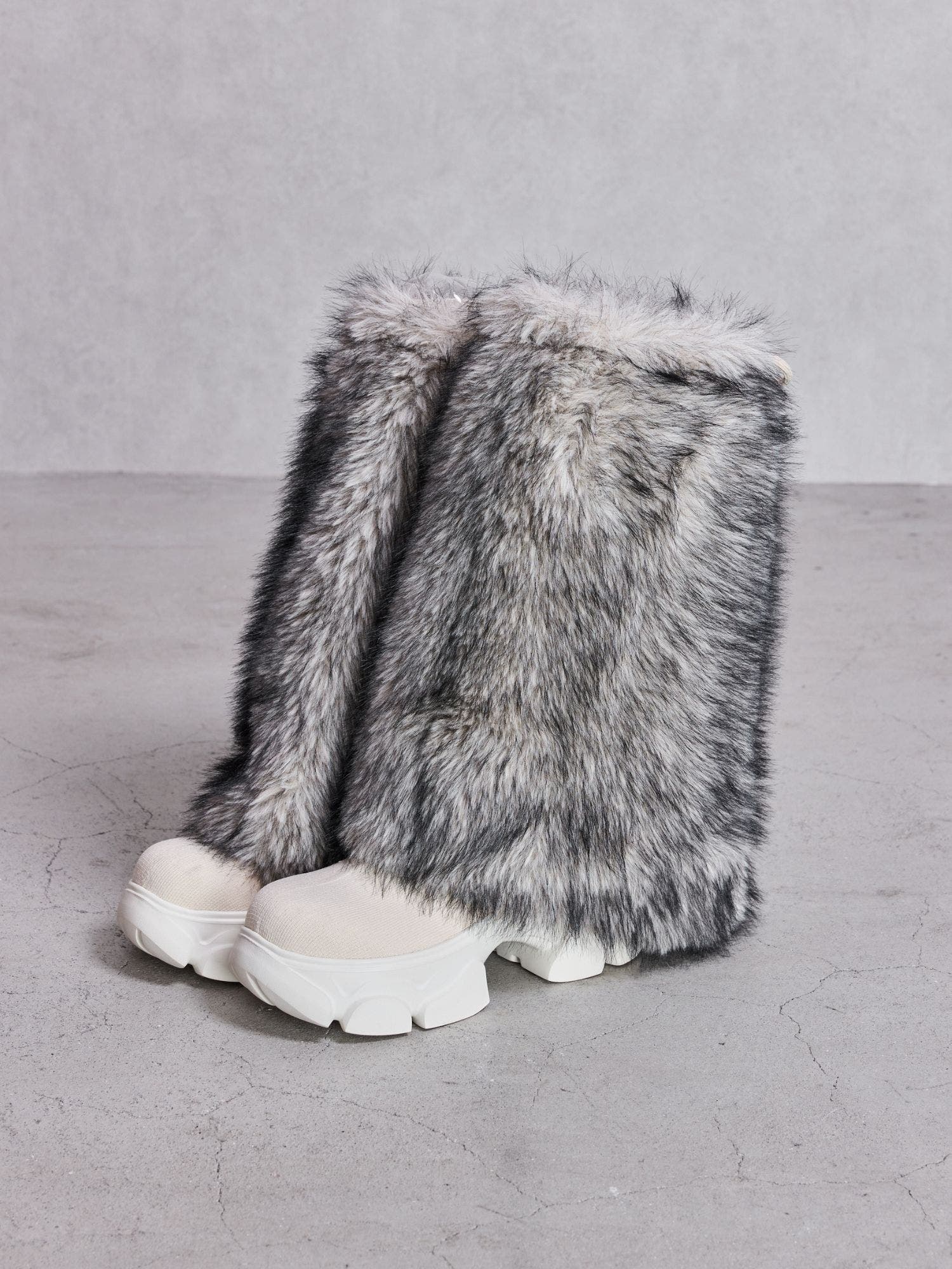 2WAY ECO FUR LEG WARMERニットブーツ[品番：MKSW0067202]｜GYDA