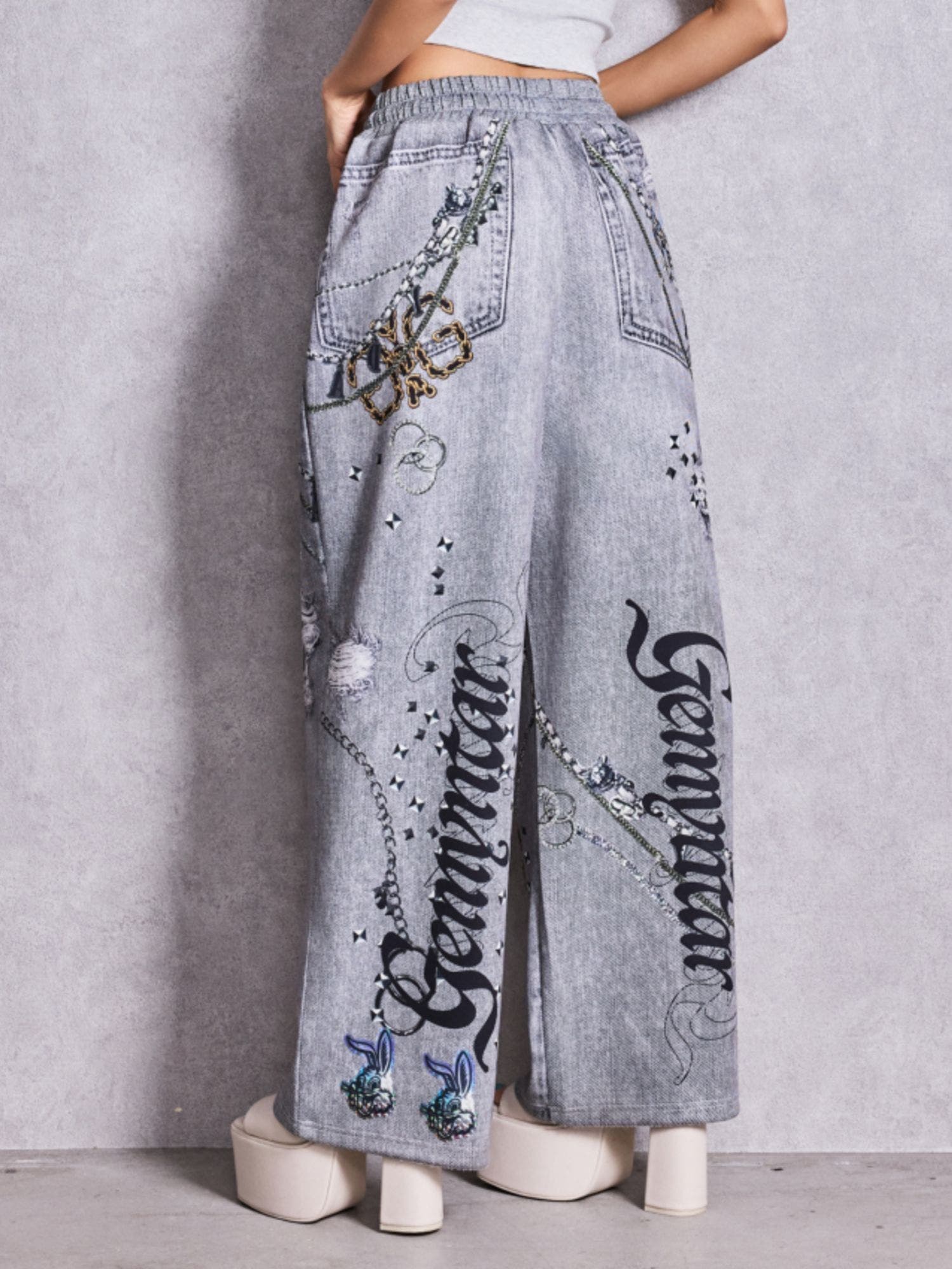 再入荷』GYDAデニムsublimation printingパンツ[品番：MKSW0071164