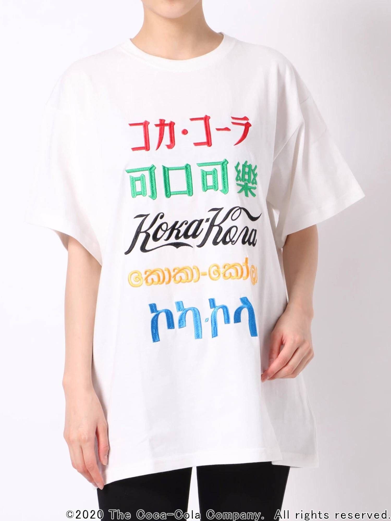 コカ・コーラ限定デザイン】COCA-COLA カラーロゴTシャツ[品番