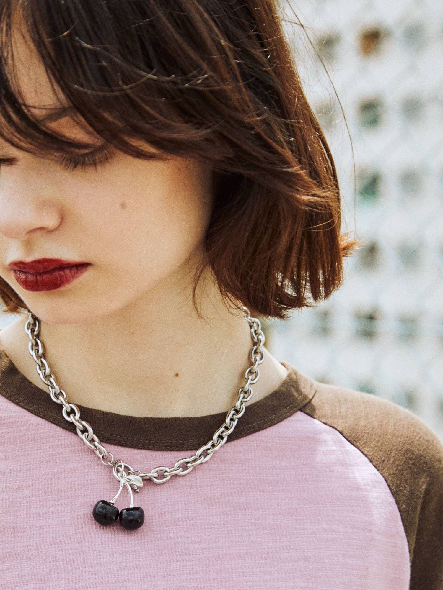 チェリーのモチーフ ネックレス FURFUR（ファーファー）の「チェリーモチーフネックレス（ネックレス