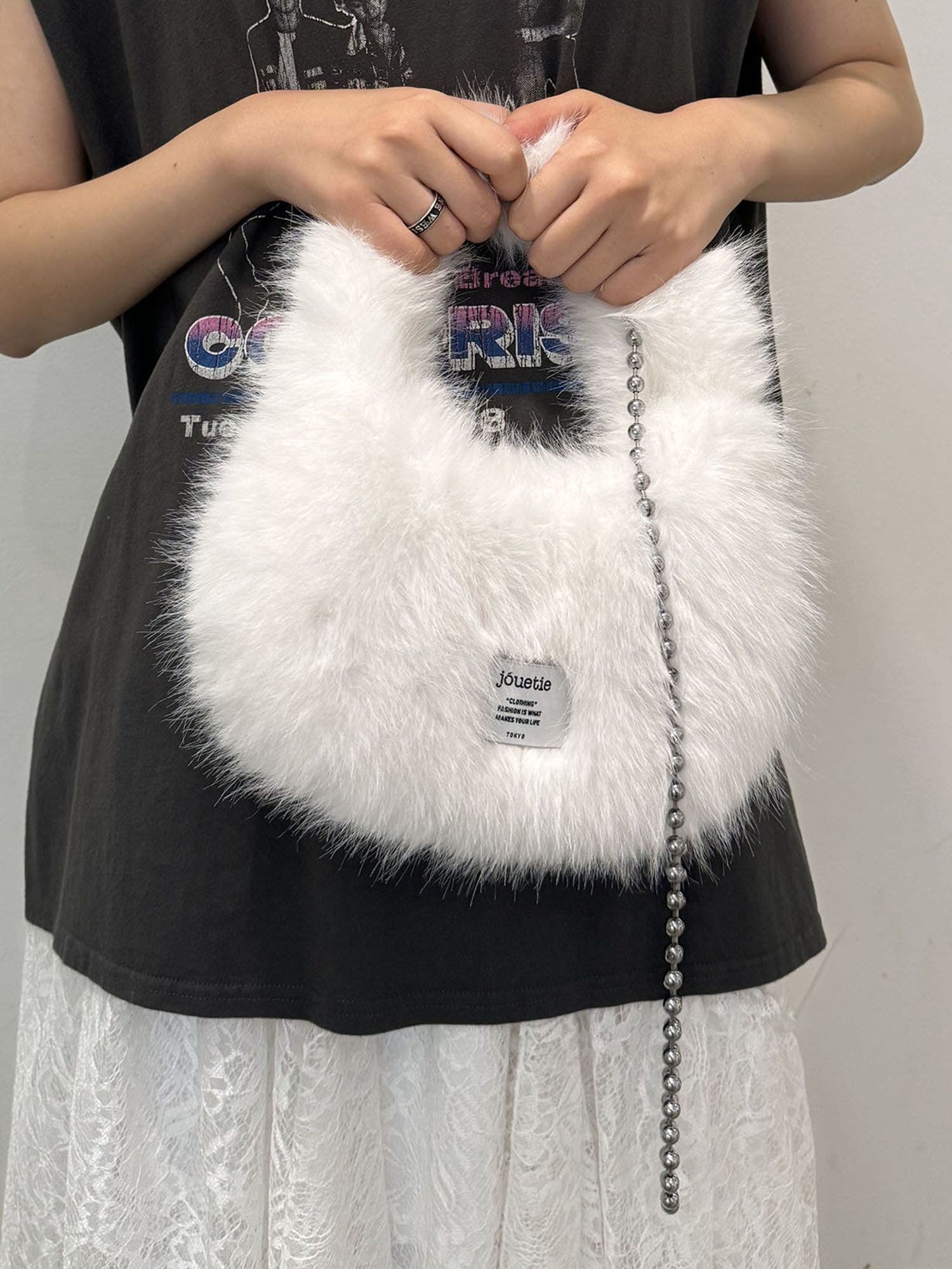 sue UNDERCOVER ファー　ショルダー　ボディバック NIKE（ナイキ） 38%off フェイクファー ショルダー ポーチ ボディ