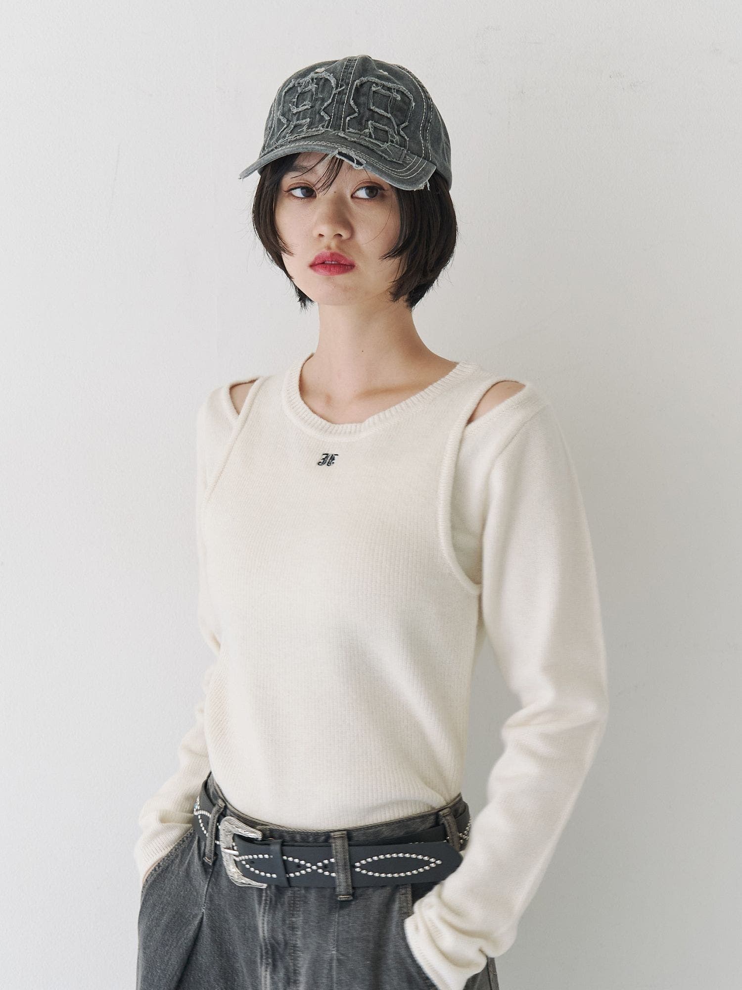 ELEPHANT別注 メッシュクルーニット ｜The DUFFER of St.GEORGE