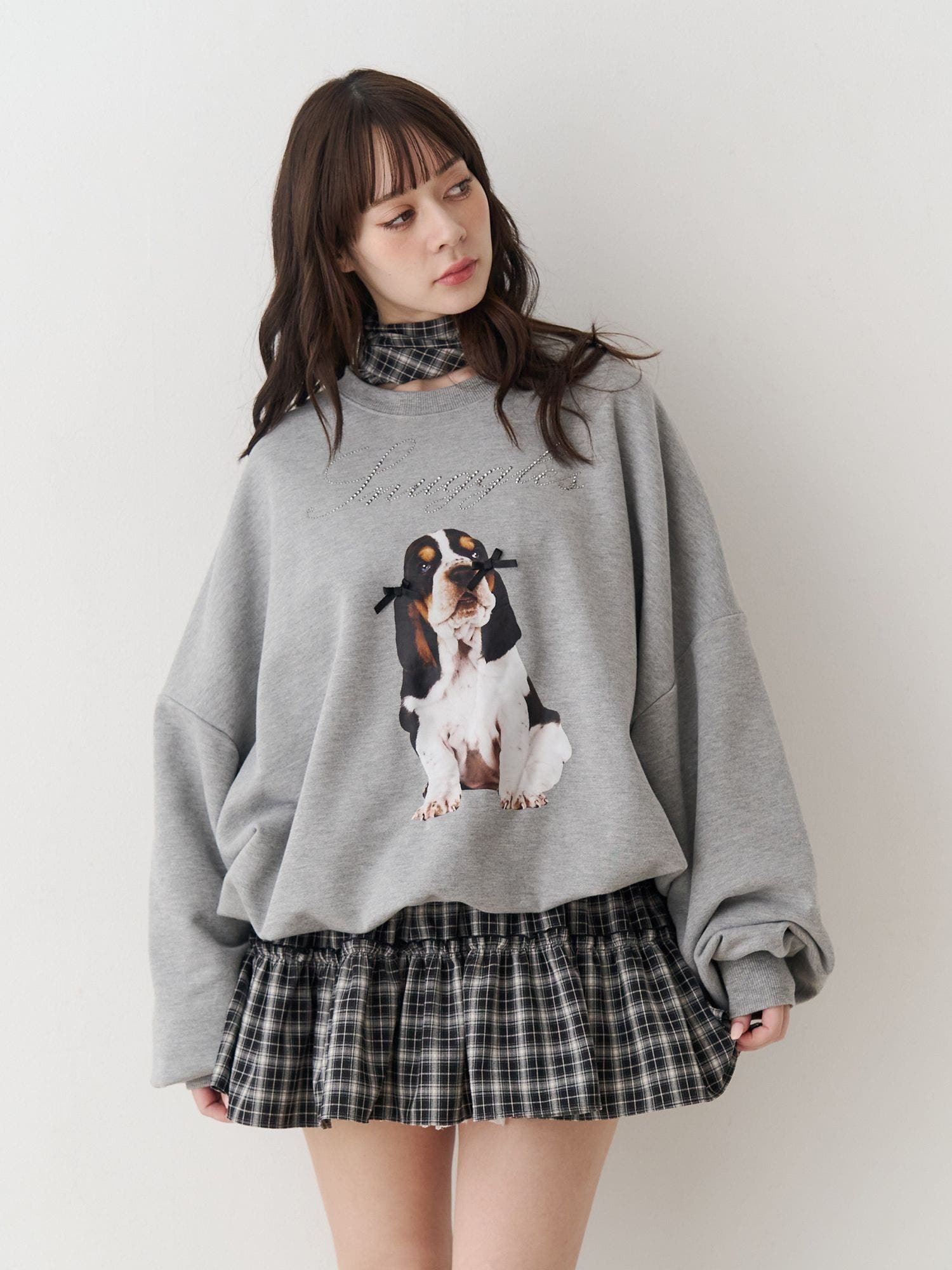 DOGプリントプルオーバー[品番：MKSW0068962]｜jouetie（ジュエティ